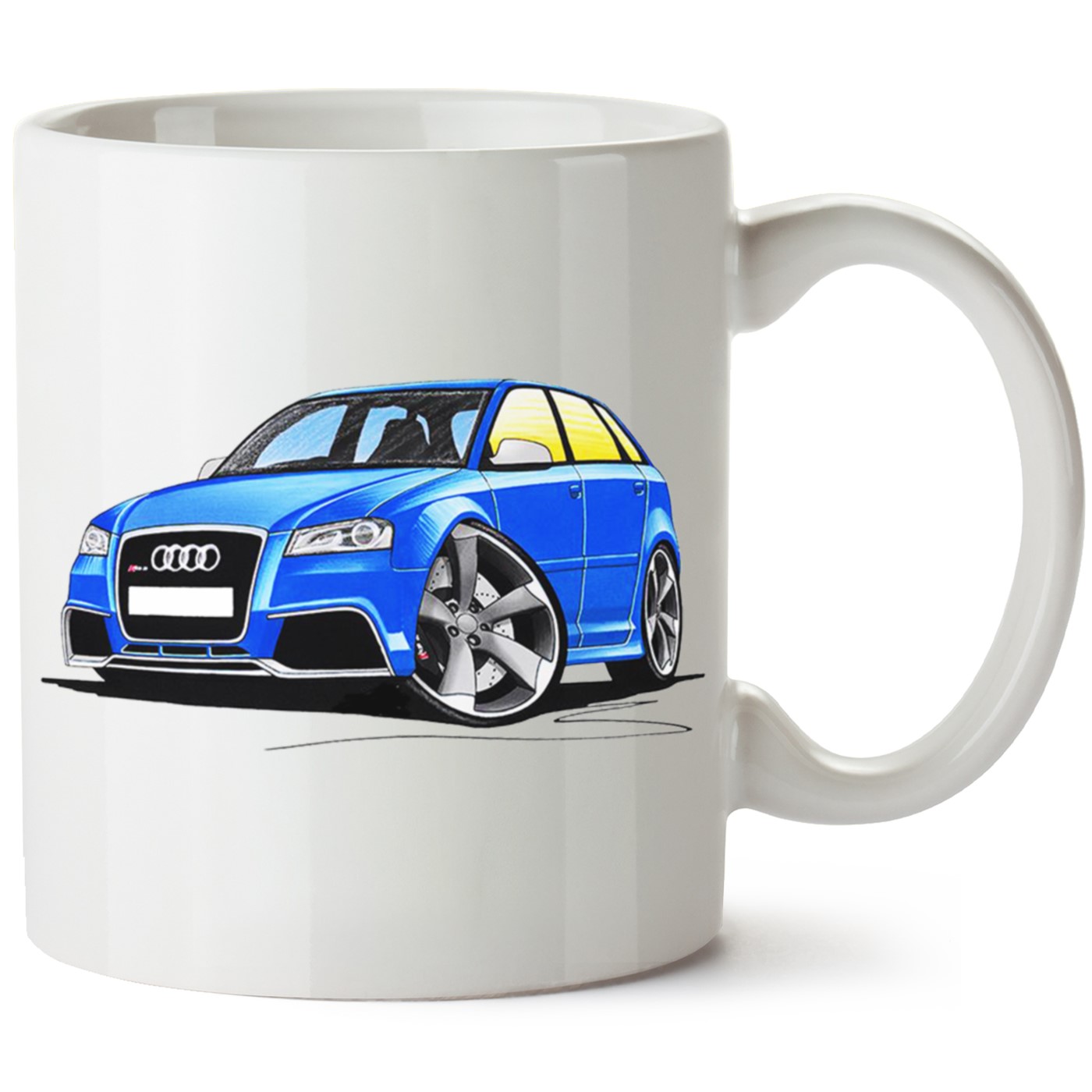 Audi A3 Mk2 Baskılı Porselen Kupa Bardak