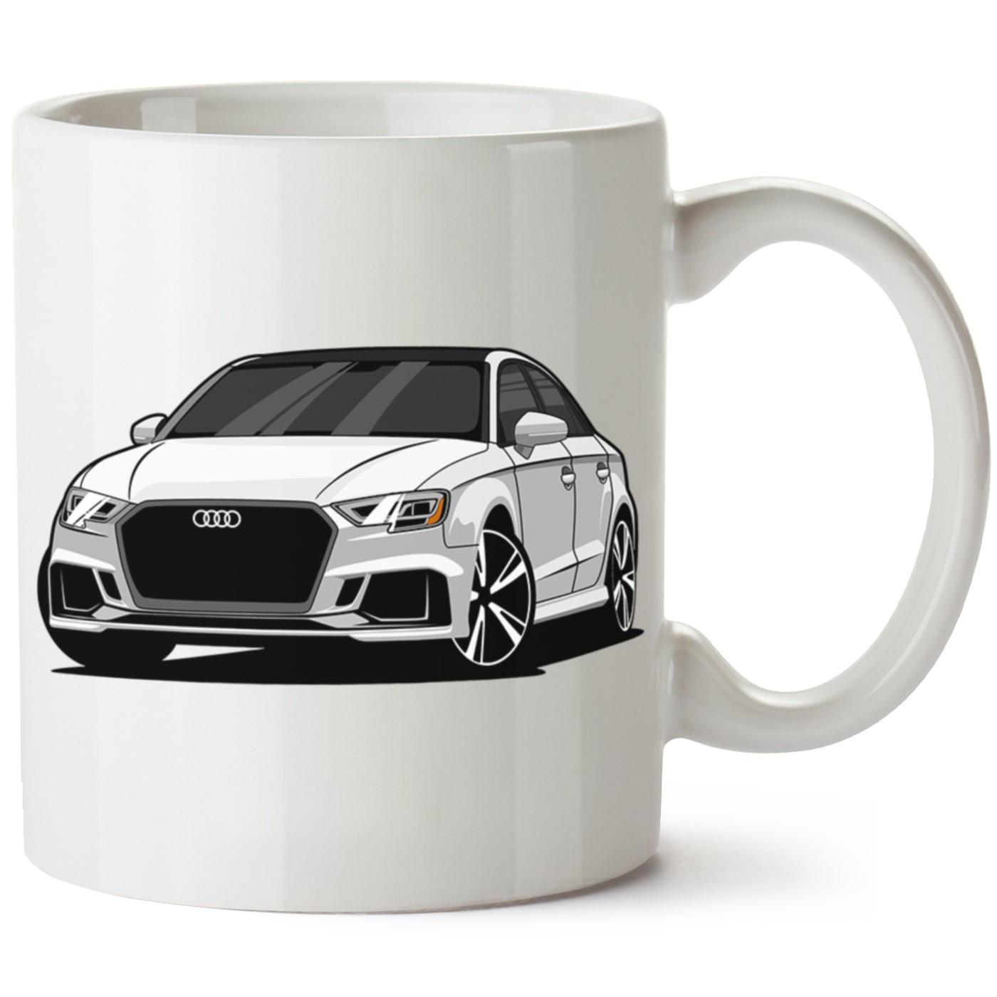 Audi A3 Mk3 Baskılı Porselen Kupa Bardak