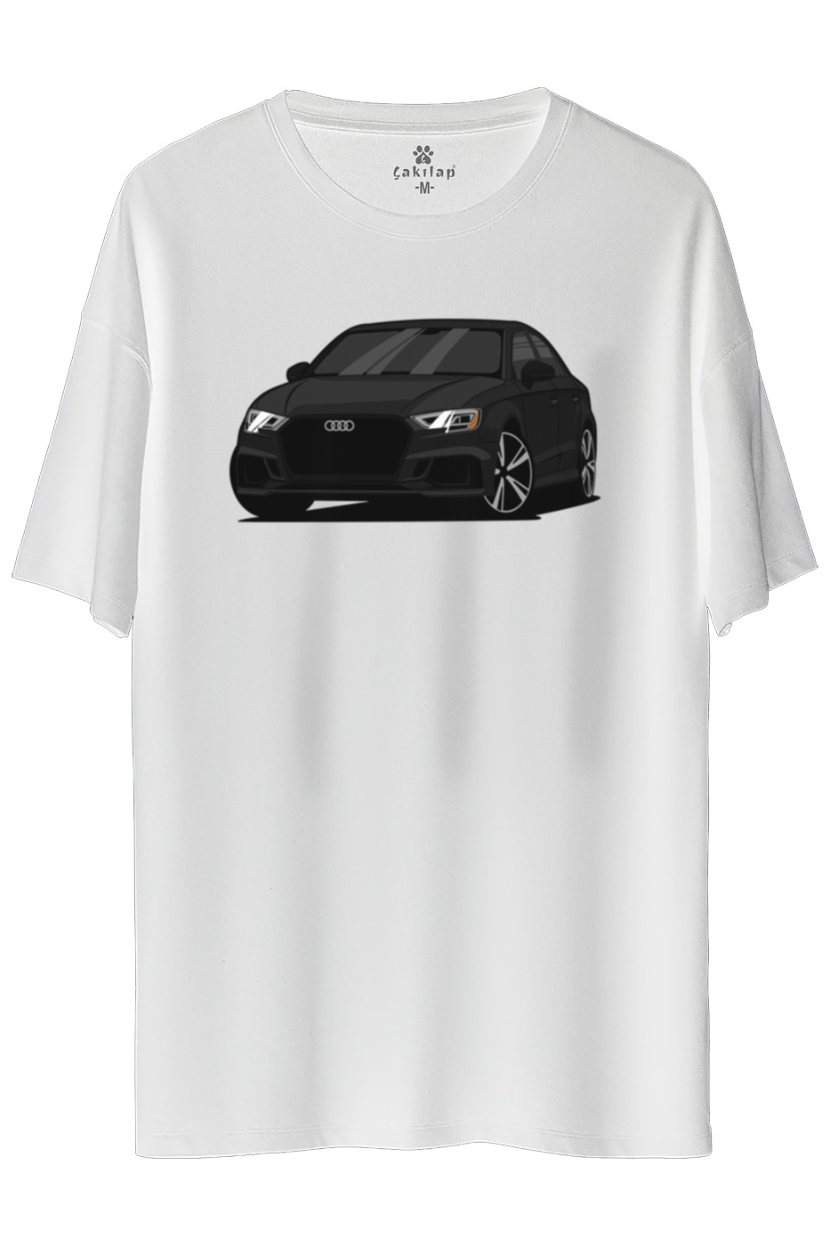 Audi A3 Mk3 Baskılı Oversize Tişört