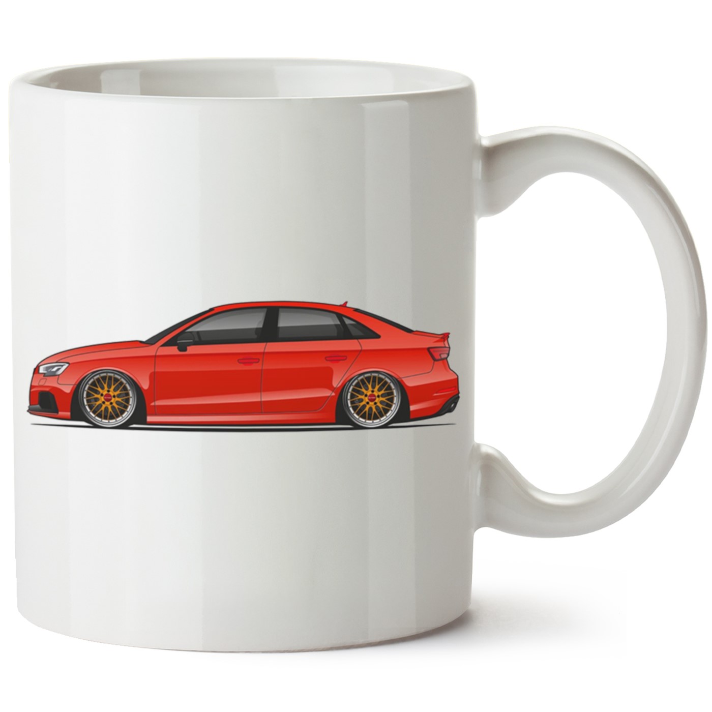 Audi A3 Mk3 Baskılı Porselen Kupa Bardak