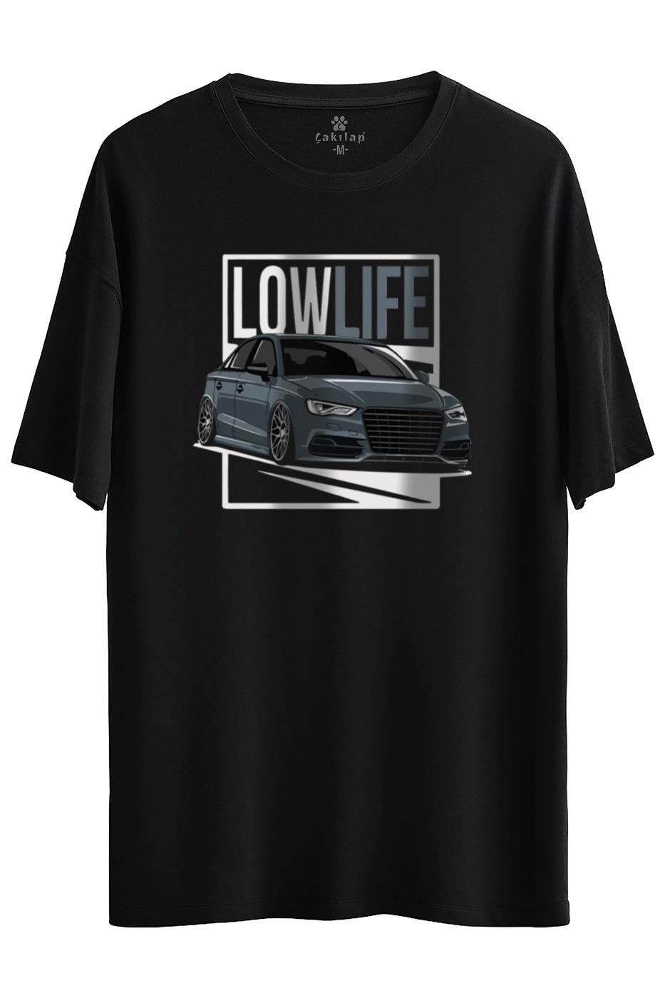 Audi A3 Mk3 Baskılı Oversize Tişört