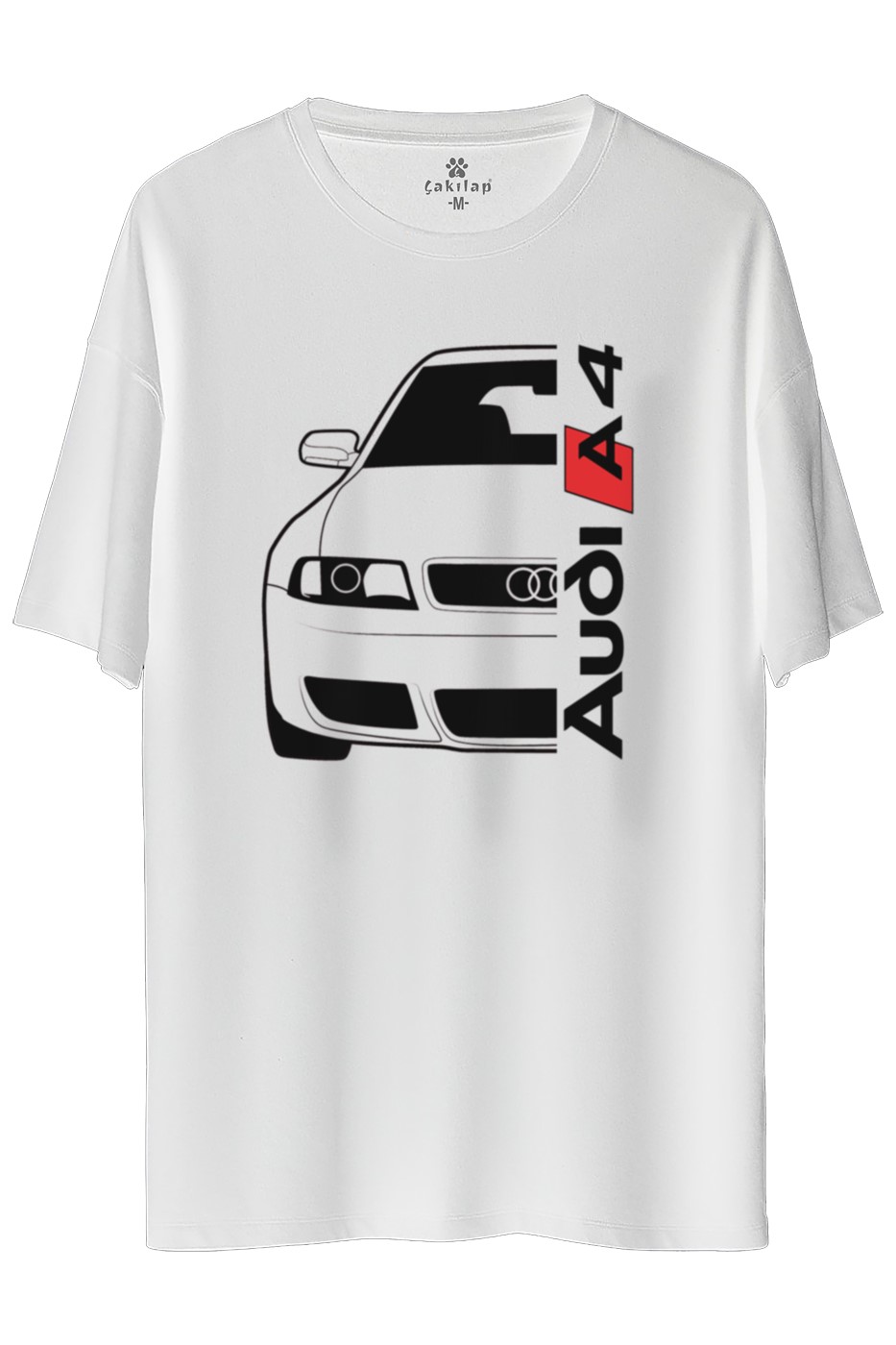 Audi A4 Mk1 Baskılı Oversize Tişört