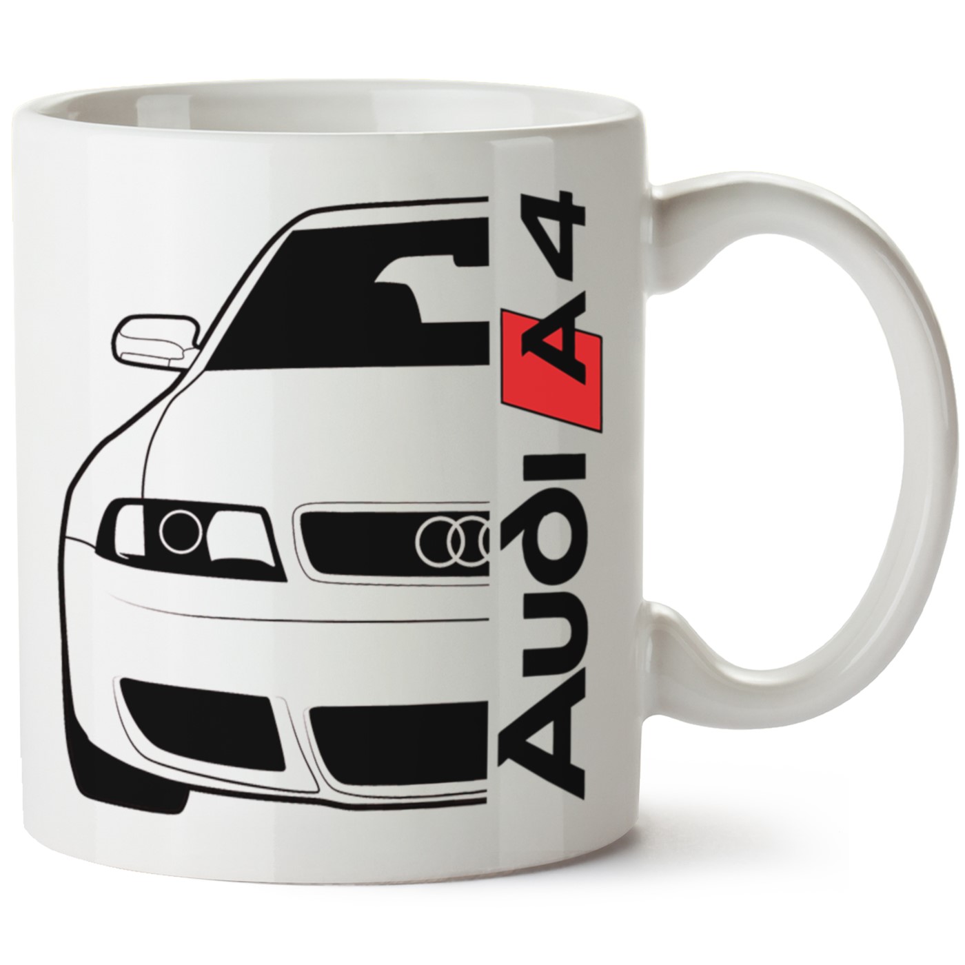 Audi A4 Mk1 Baskılı Porselen Kupa Bardak