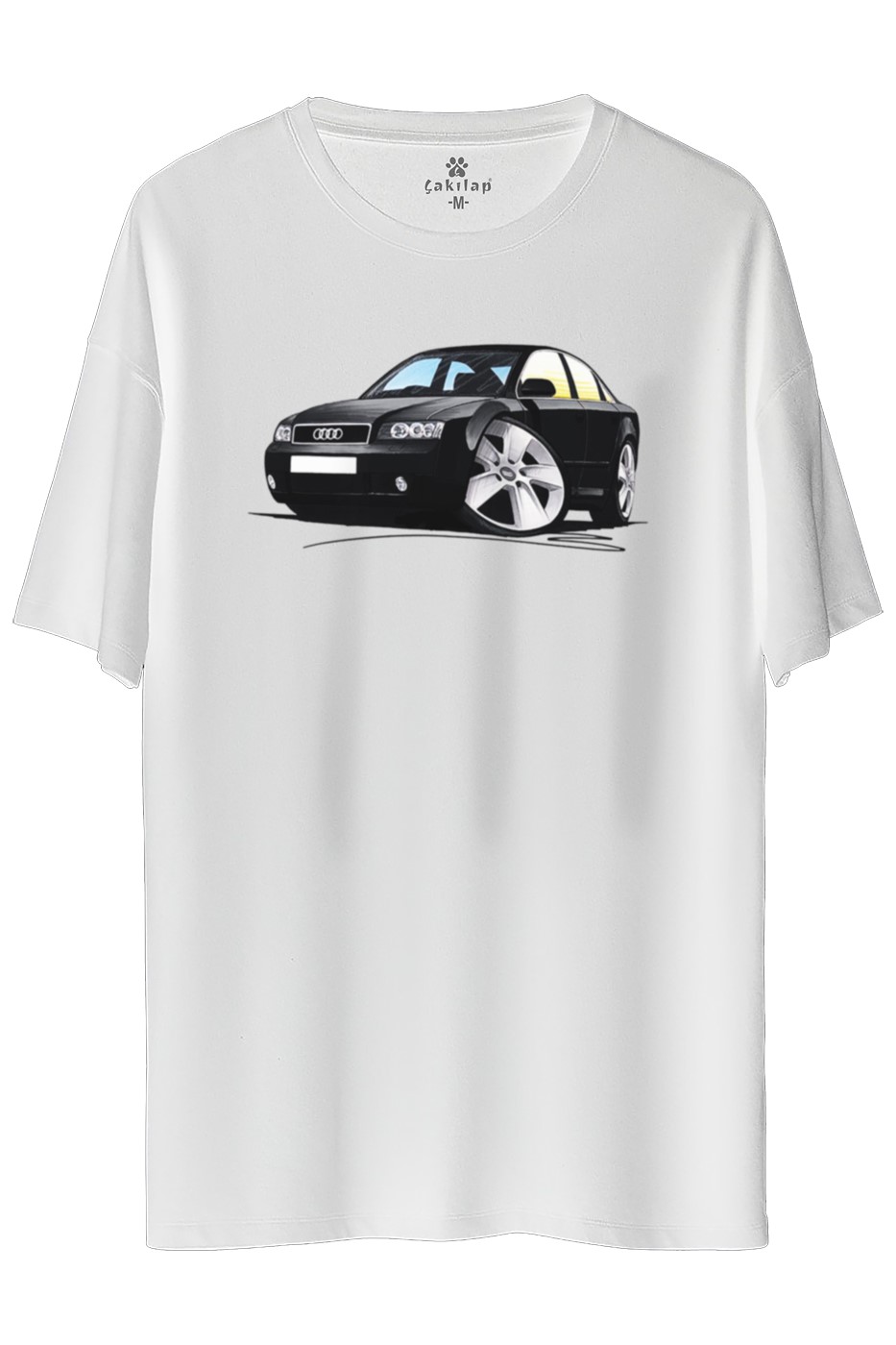 Audi A4 Mk2 Baskılı Oversize Tişört