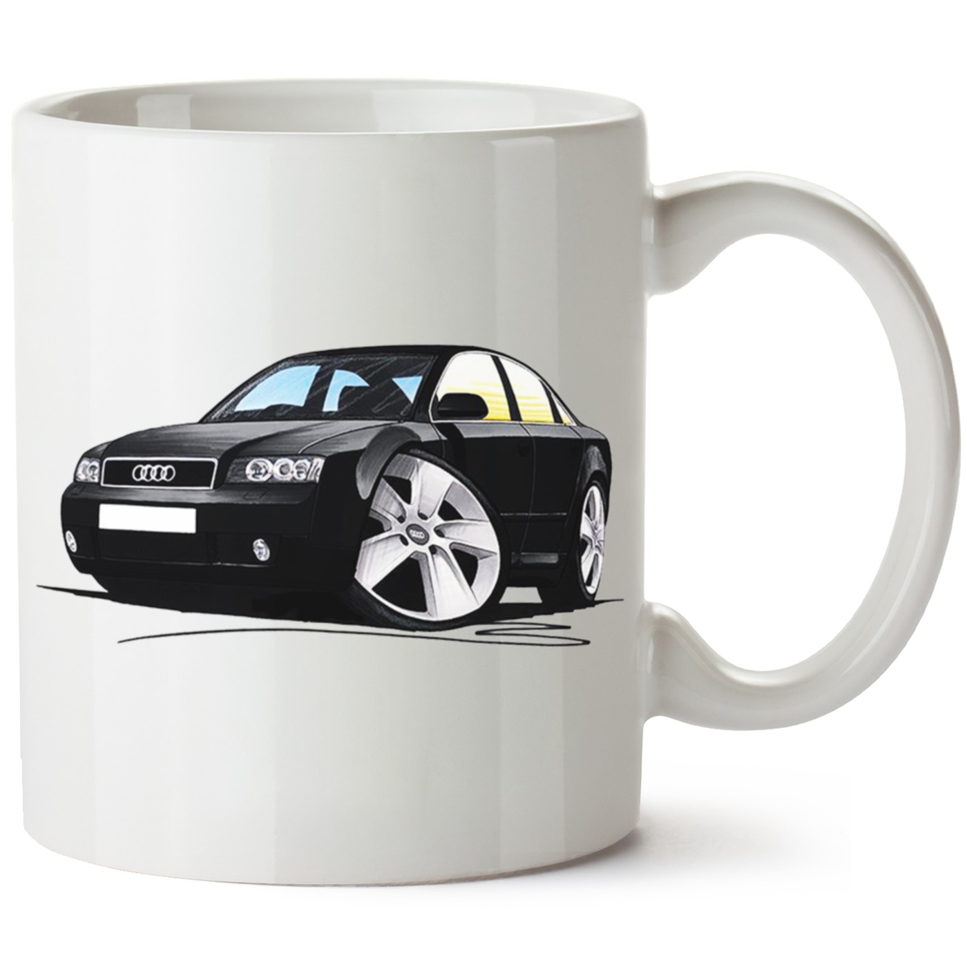 Audi A4 Mk2 Baskılı Porselen Kupa Bardak