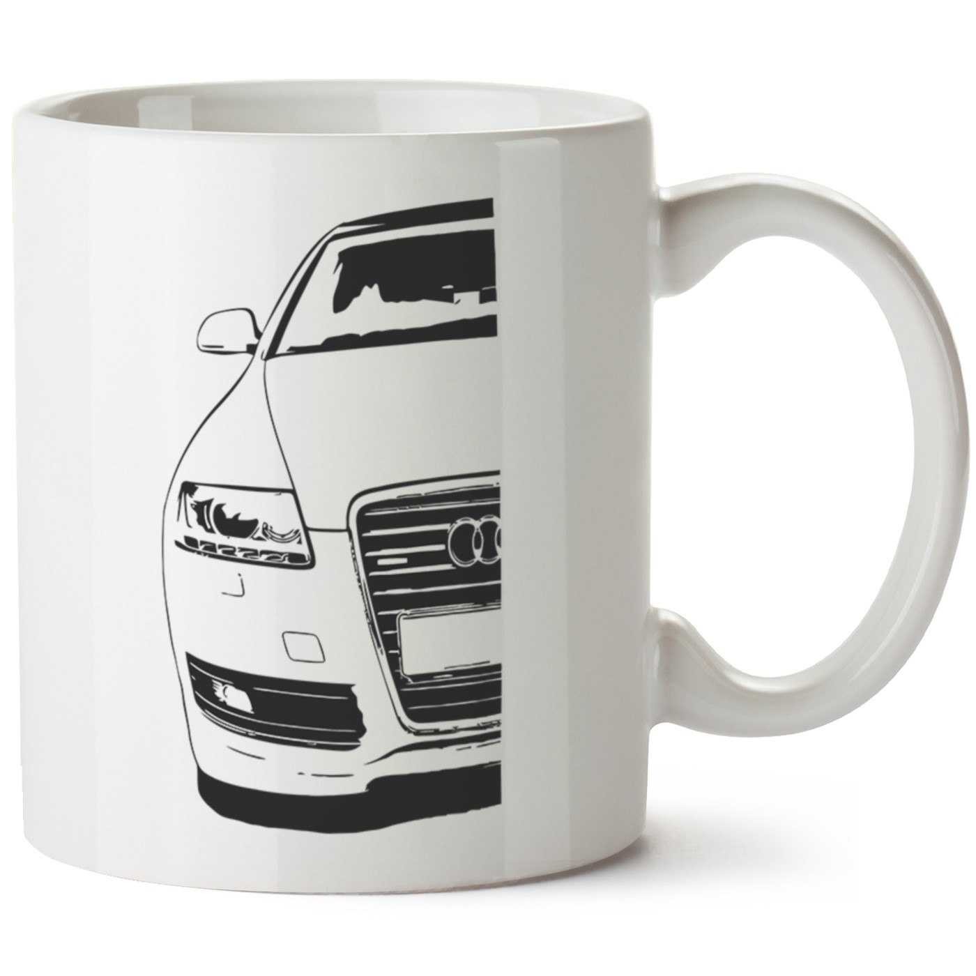 Audi A6 Baskılı Porselen Kupa Bardak