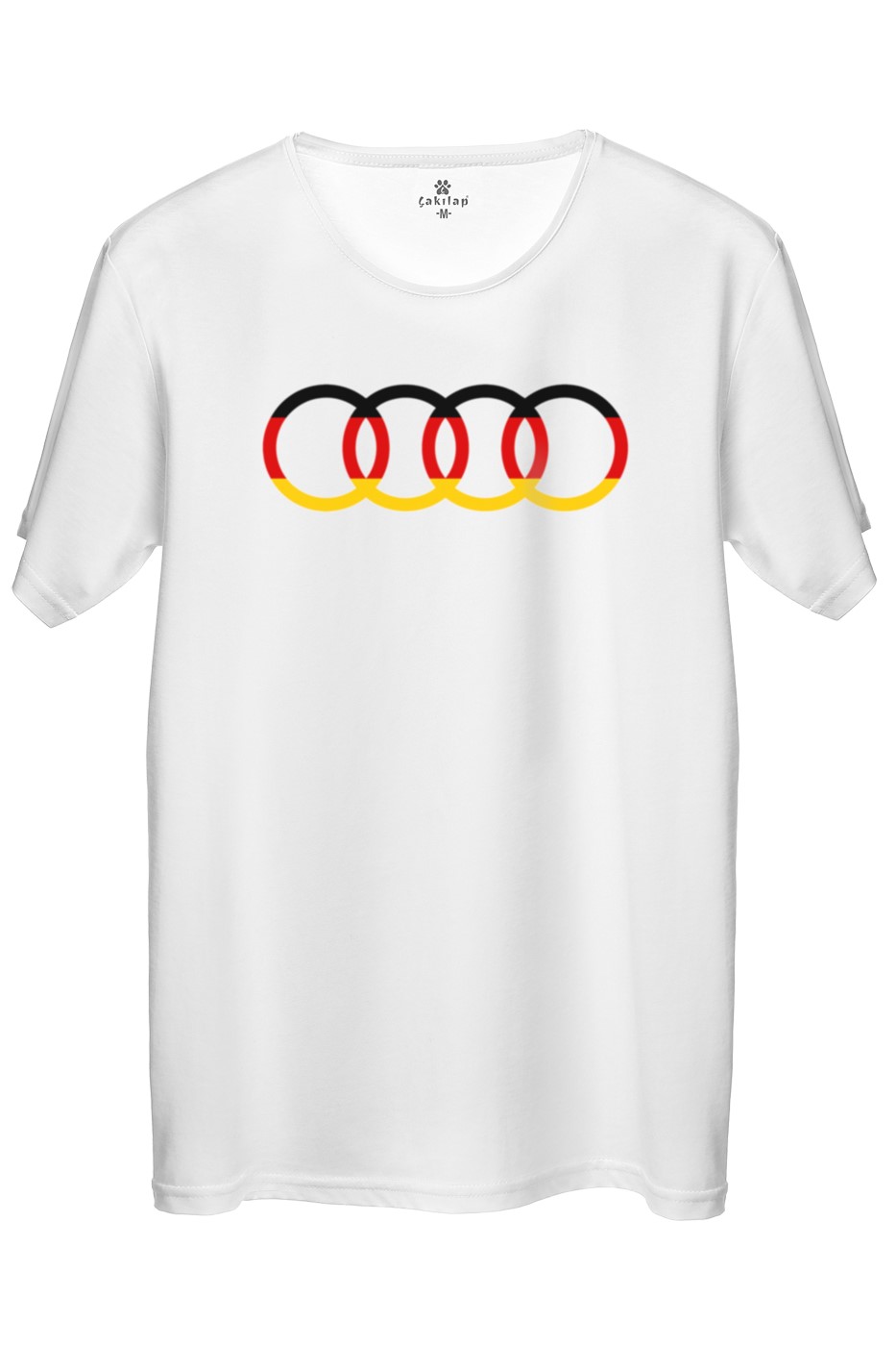 Audi Logo Baskılı Regular Tişört