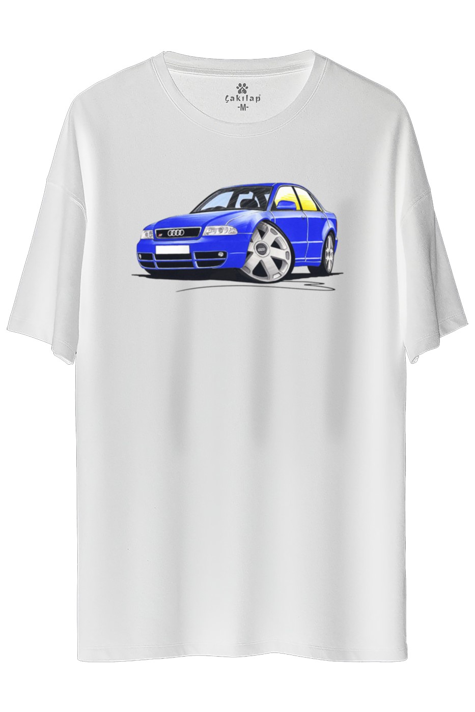 Audi A4 Mk1 Baskılı Oversize Tişört