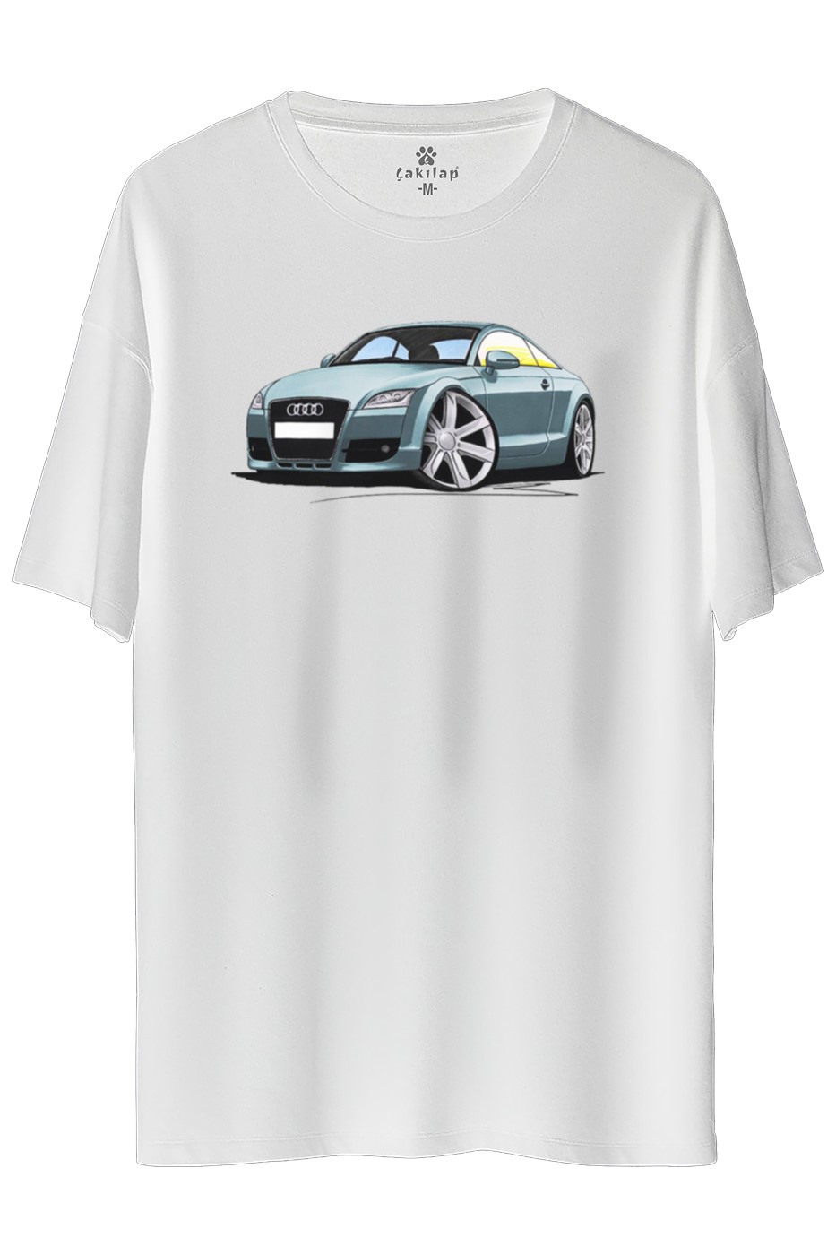 Audi TT Baskılı Oversize Tişört