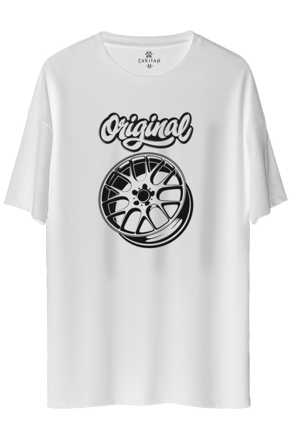 Bbs Jant Baskılı Oversize Tişört