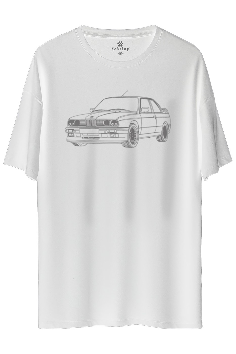 Bmw E30 Baskılı Oversize Tişört