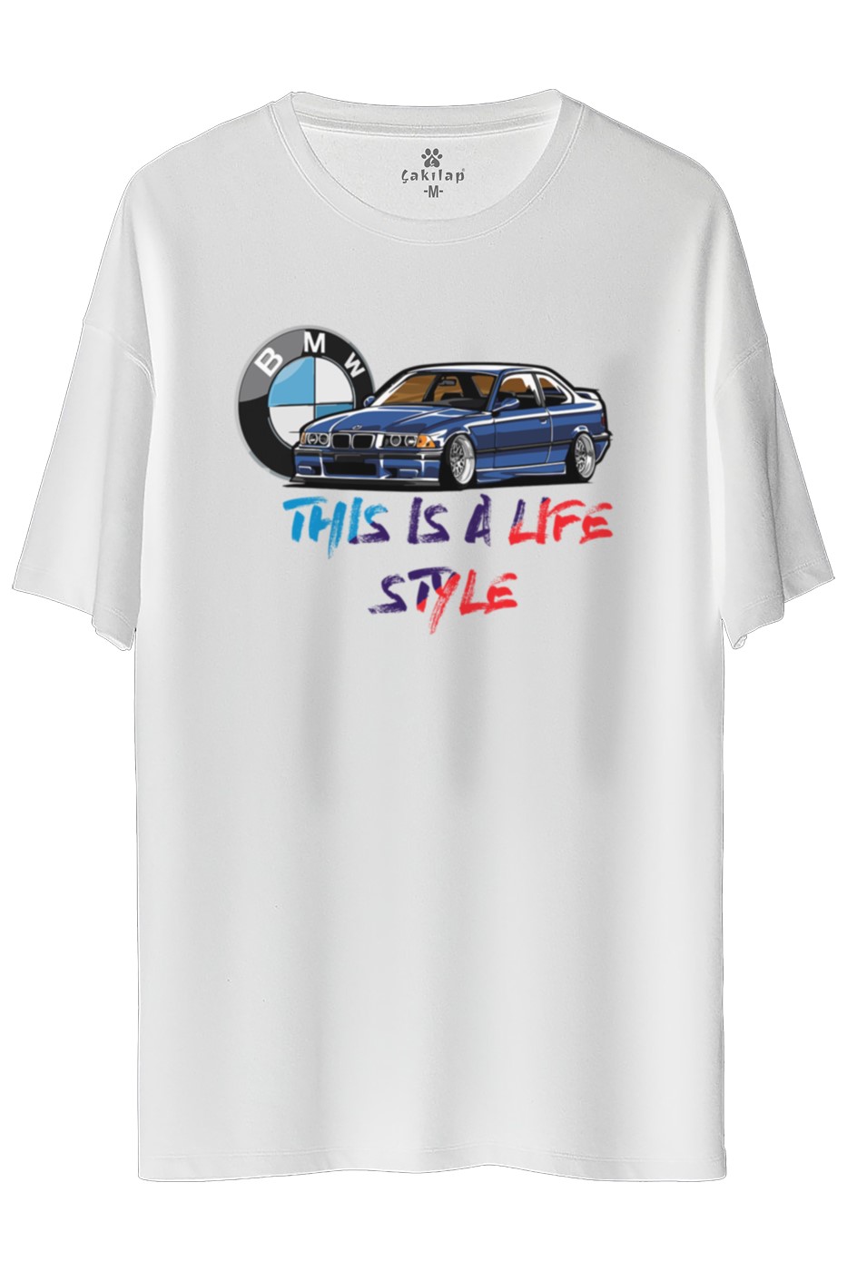 Bmw E36 Baskılı Oversize Tişört