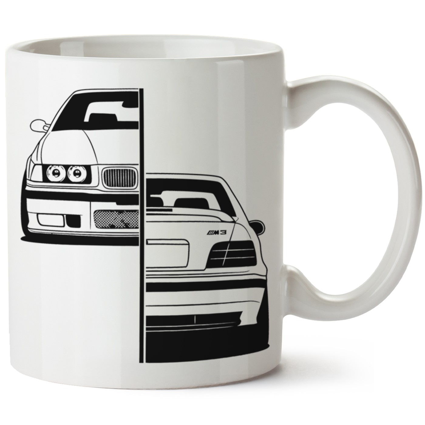 Bmw E36 Baskılı Porselen Kupa Bardak