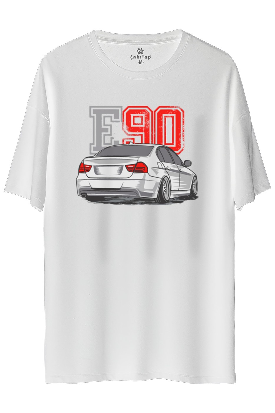 Bmw E90 Baskılı Oversize Tişört