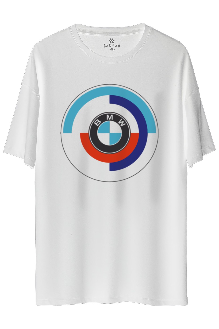 Bmw Logo Baskılı Oversize Tişört
