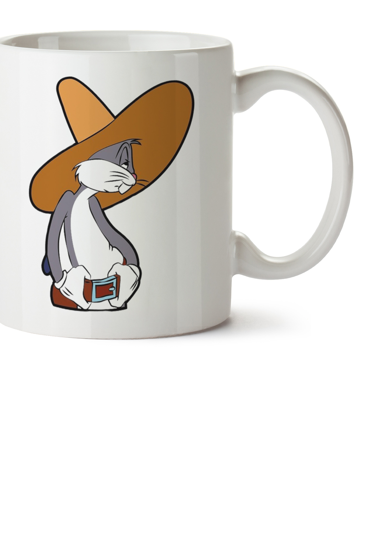 Bugs Bunny Baskılı Porselen Kupa Bardak