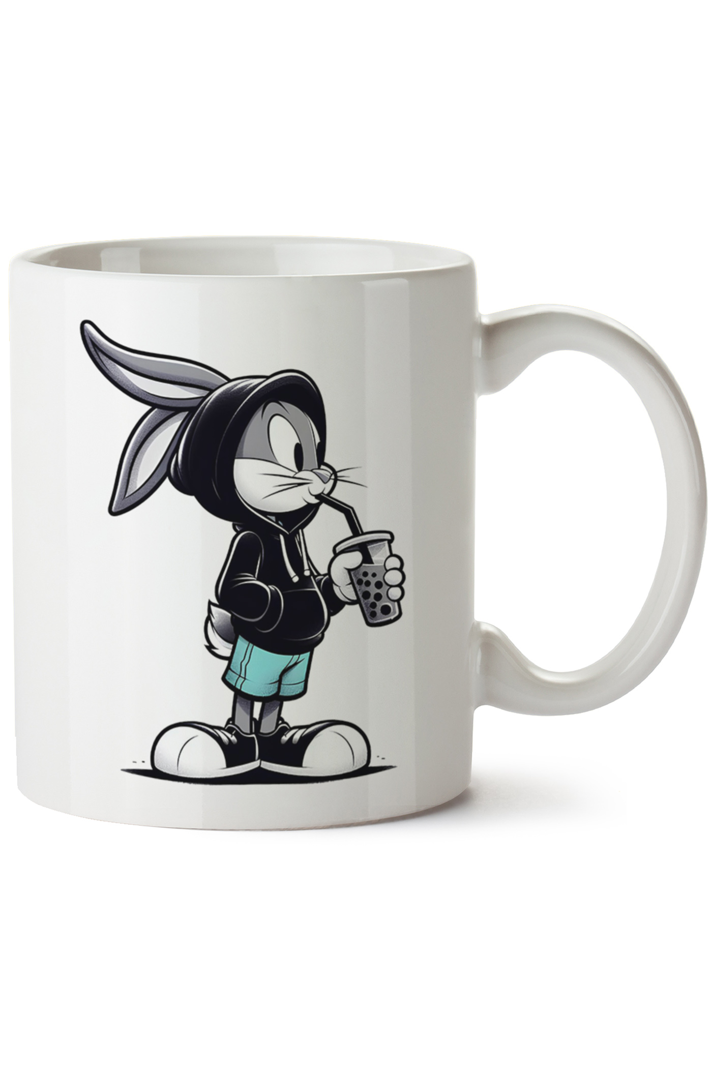 Bugs Bunny Baskılı Porselen Kupa Bardak