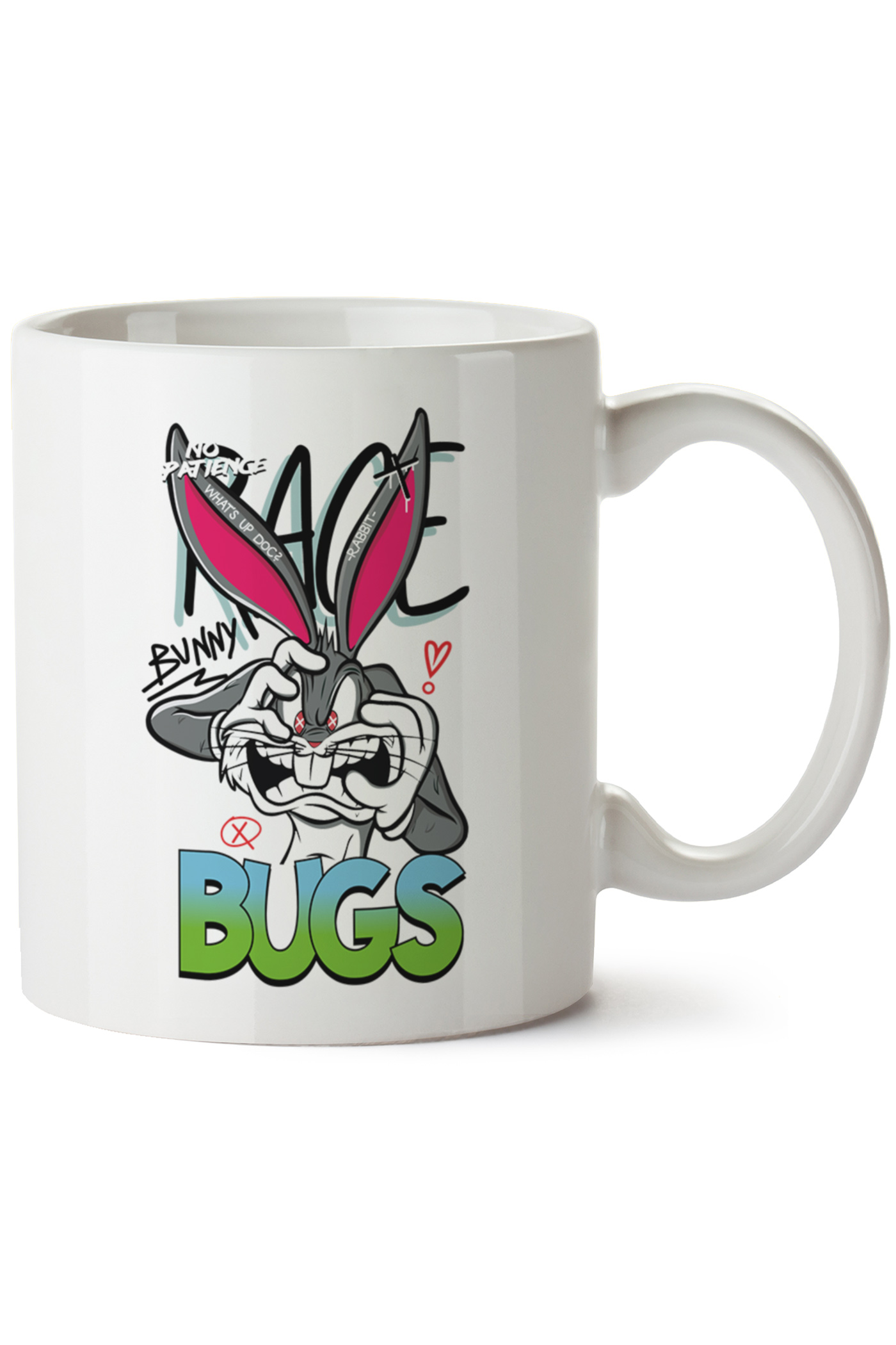 Bugs Bunny Baskılı Porselen Kupa Bardak
