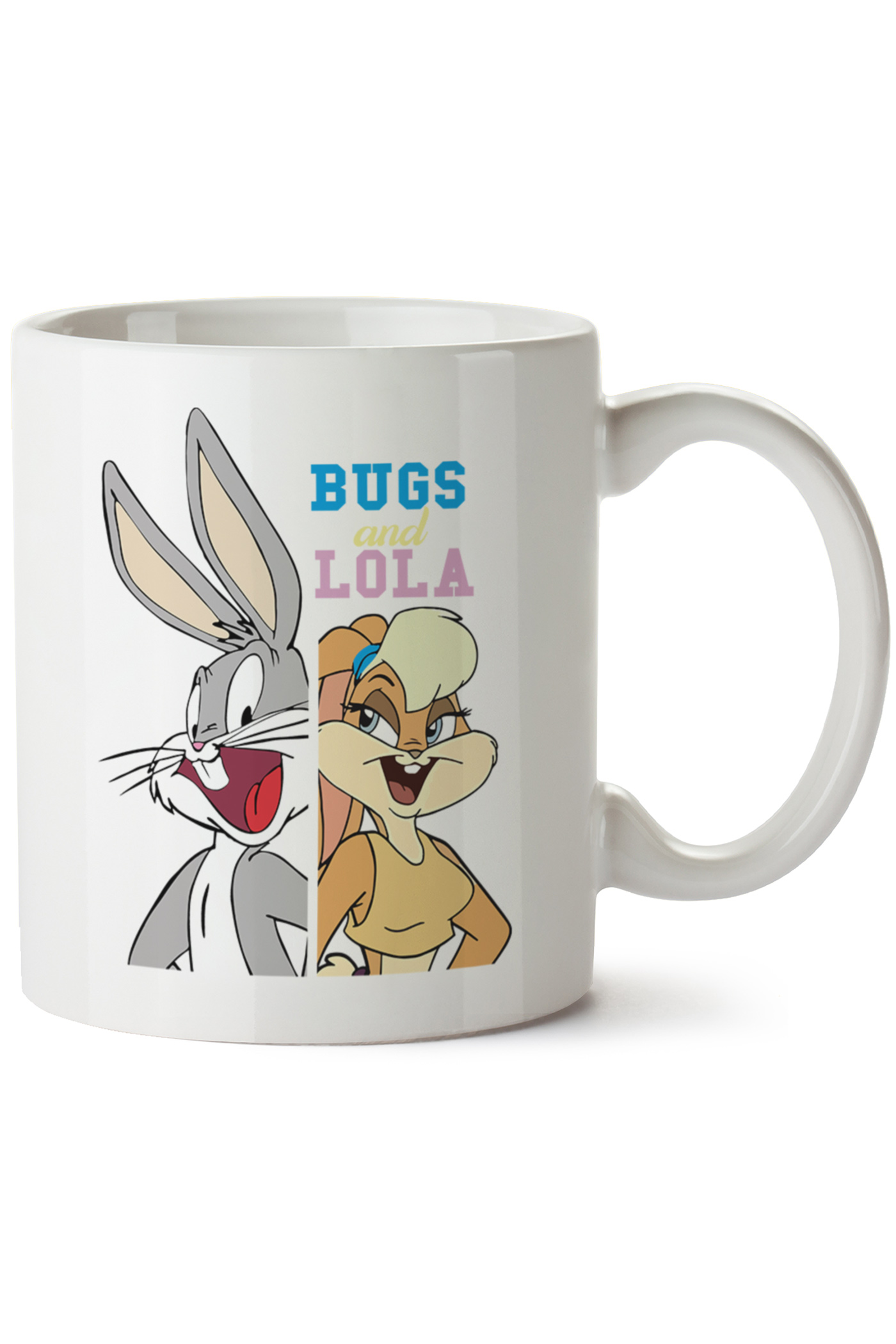 Bugs Lola Bunny Baskılı Porselen Kupa Bardak