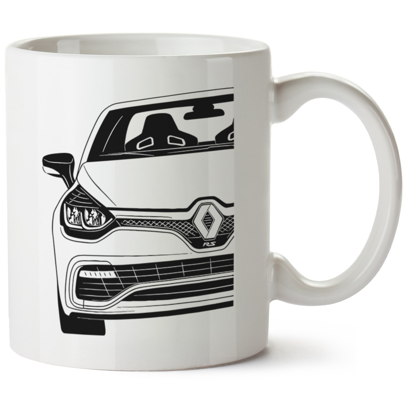 Renault Clio 4 Baskılı Porselen Kupa Bardak