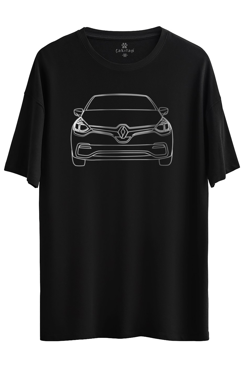 Renault Clio 4 Baskılı Oversize Tişört