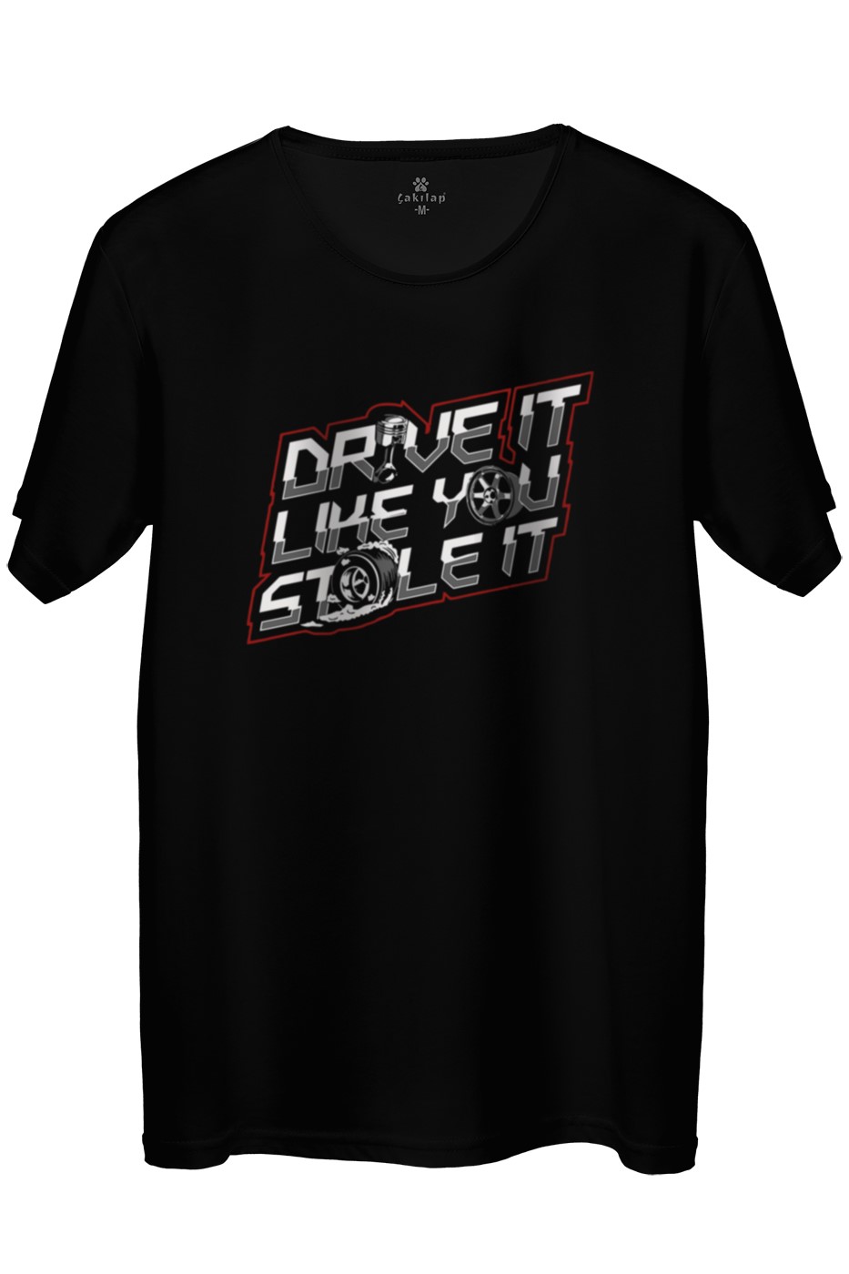 Drive It Live You Baskılı Regular Tişört