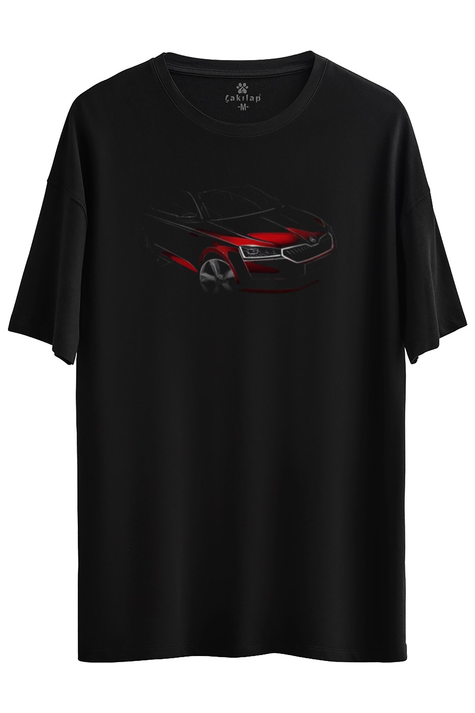 Skoda Fabia3 Baskılı Oversize Tişört