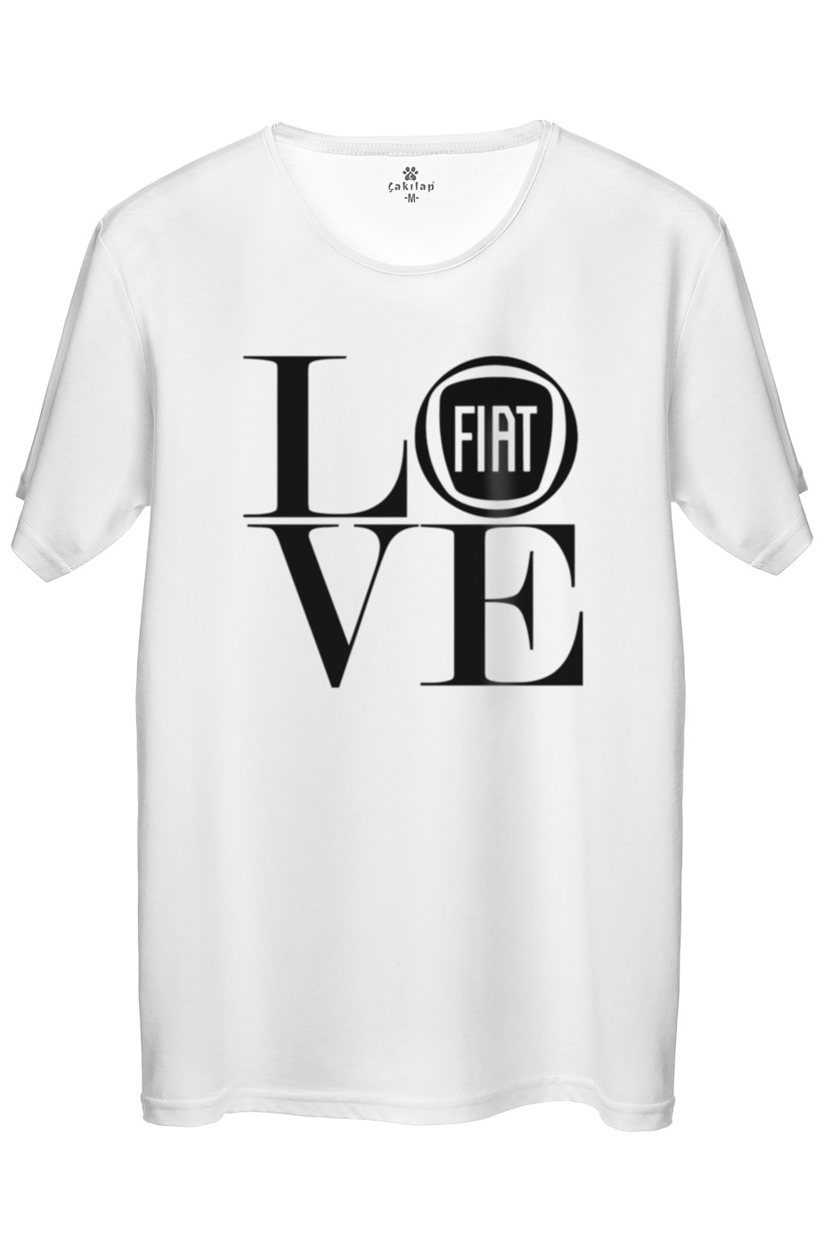 Fiat Logo  Baskılı Regular Tişört