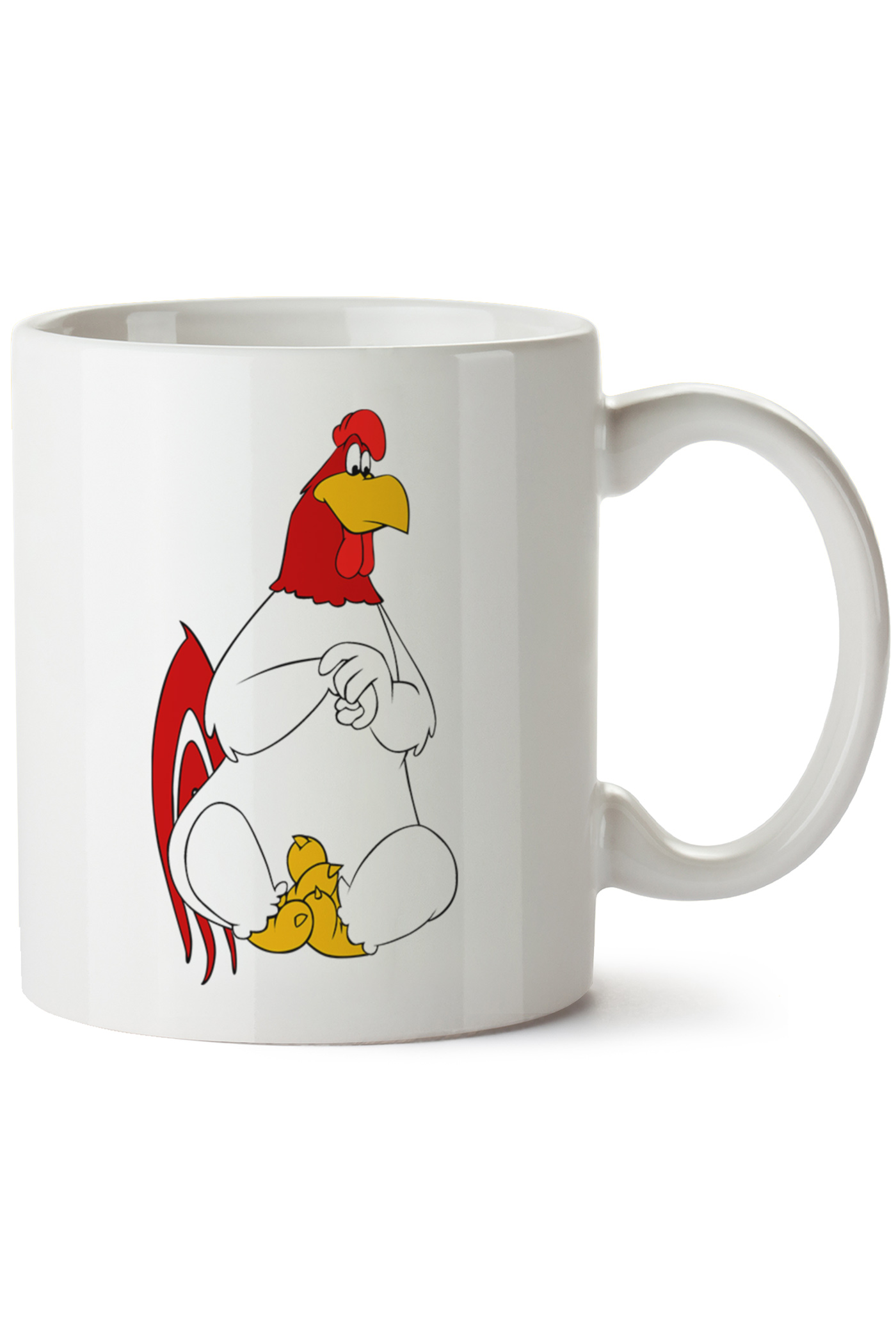 Foghorn Baskılı Porselen Kupa Bardak