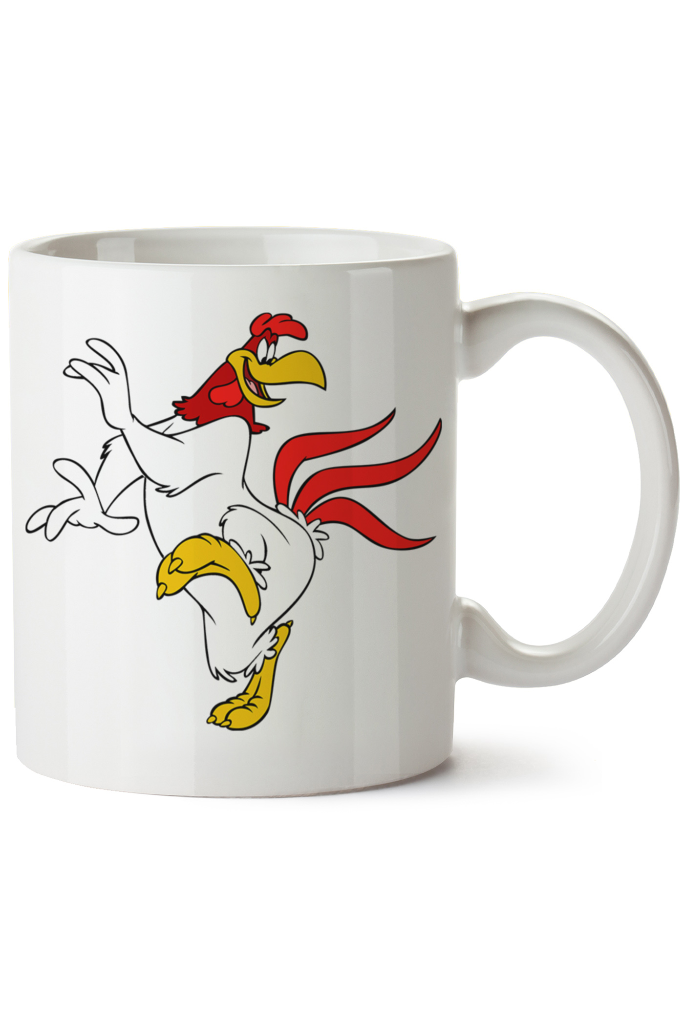 Foghorn Baskılı Porselen Kupa Bardak