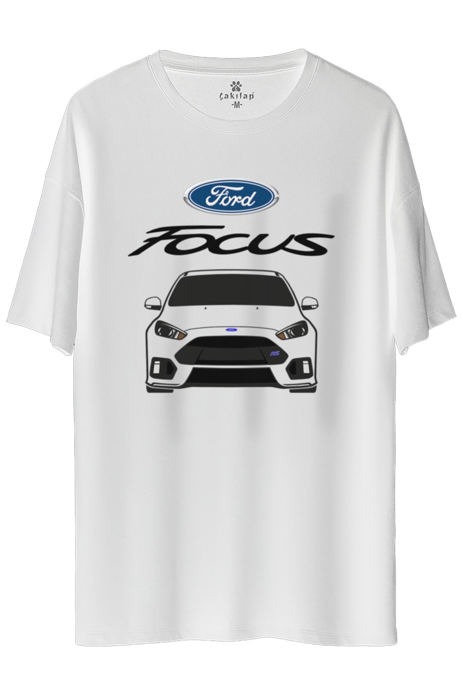 Ford Focus Mk3 Baskılı Oversize Tişört