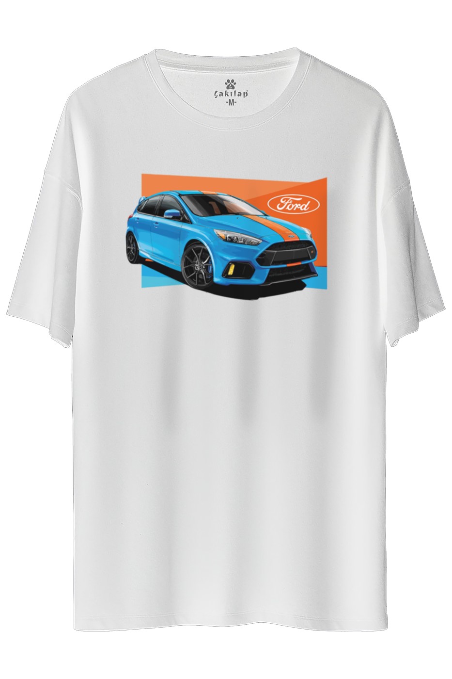 Ford Focus Mk3 Baskılı Oversize Tişört