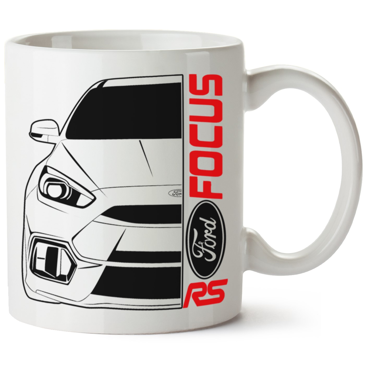 Ford Focus Mk5 Rs Baskılı Porselen Kupa Bardak