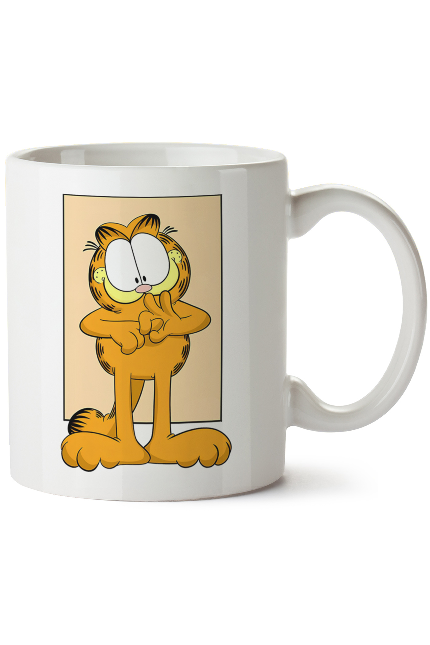 Garfield Baskılı Porselen Kupa Bardak