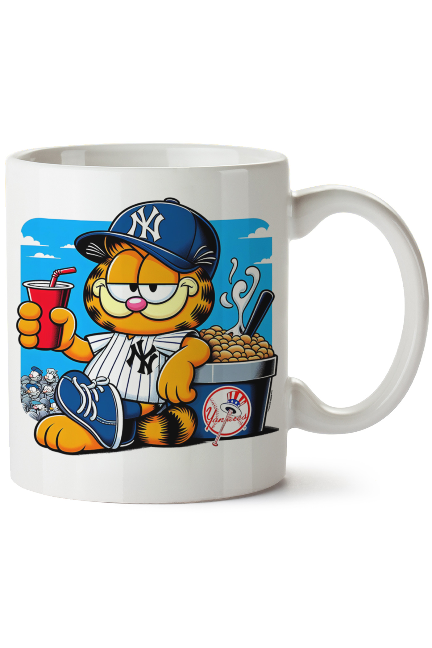 Garfield Baskılı Porselen Kupa Bardak