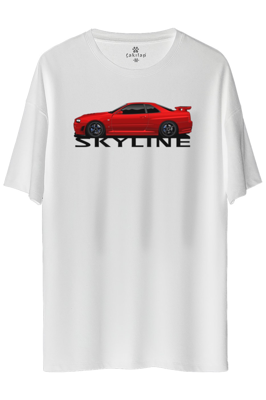 Nissan R34 Baskılı Oversize Tişört