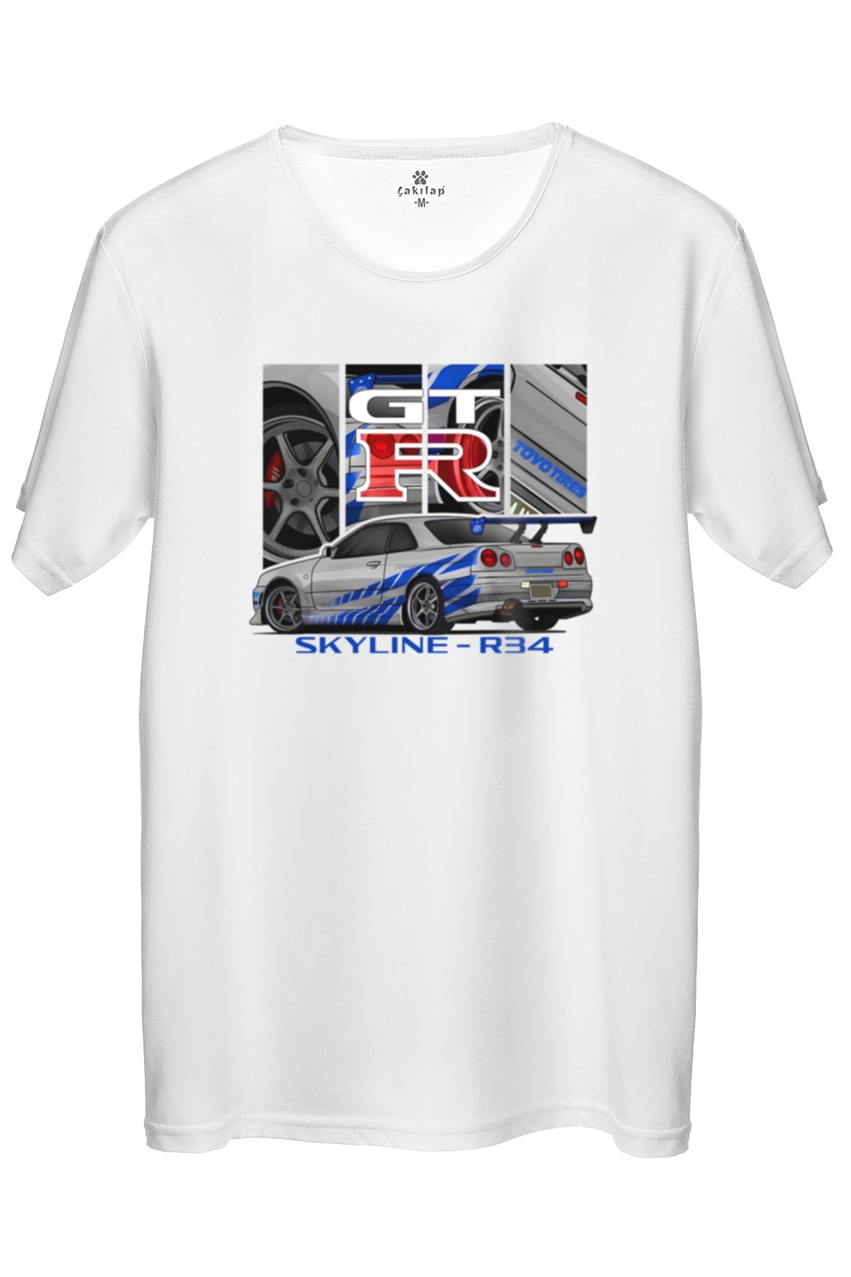 Nissan Gt-r34 Baskılı Regular Tişört