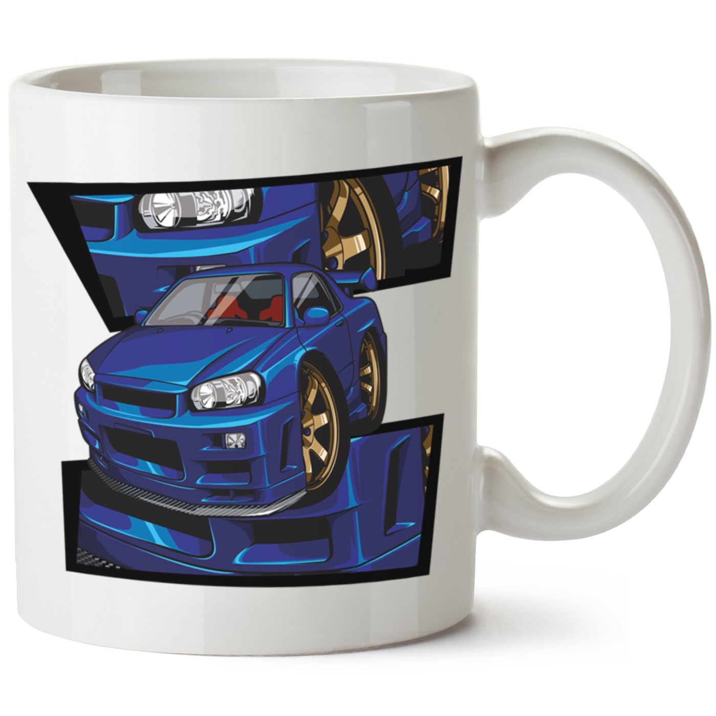 Nissan R34 Baskılı Porselen Kupa Bardak