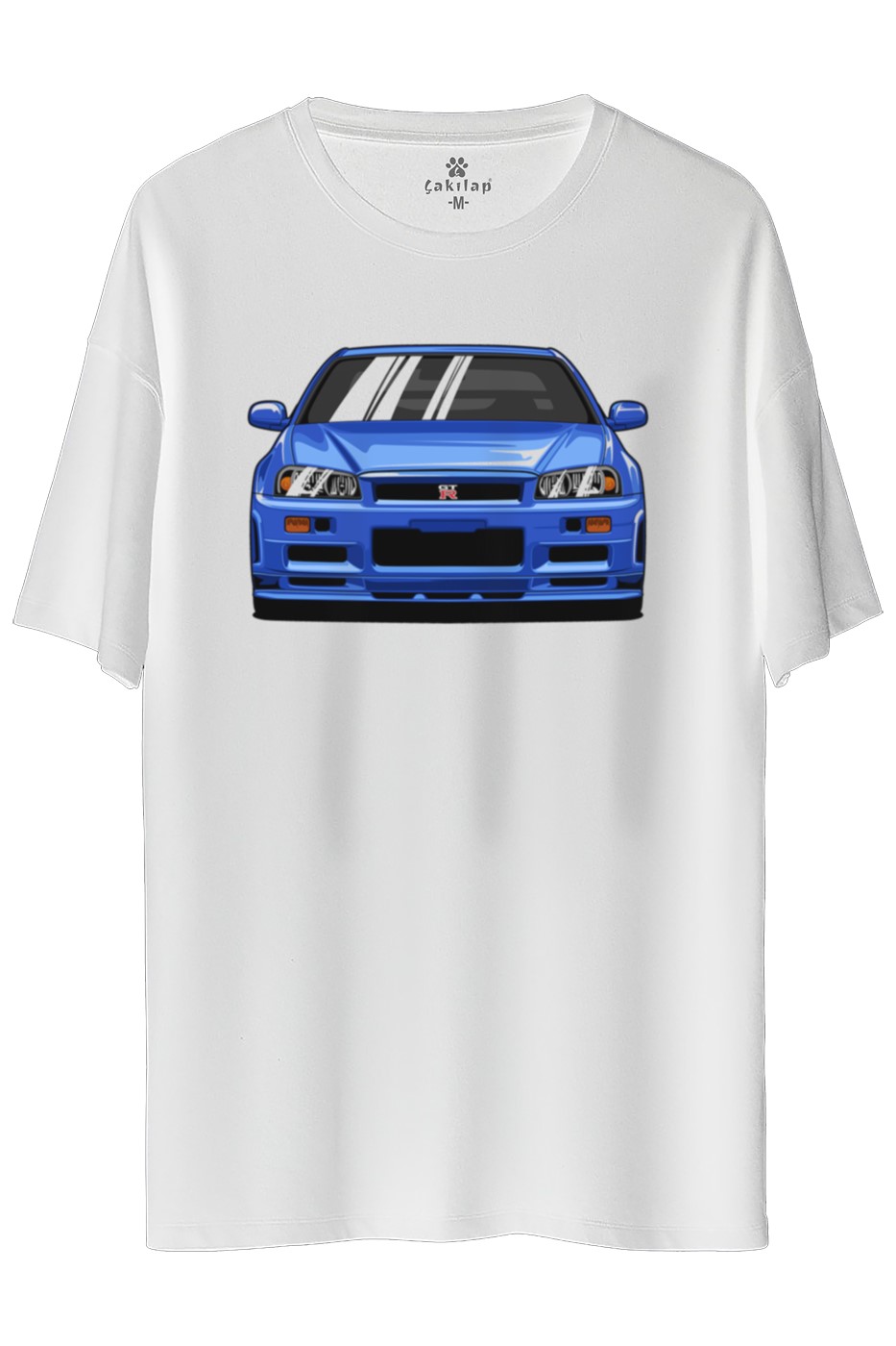 Nissan R34 Baskılı Oversize Tişört