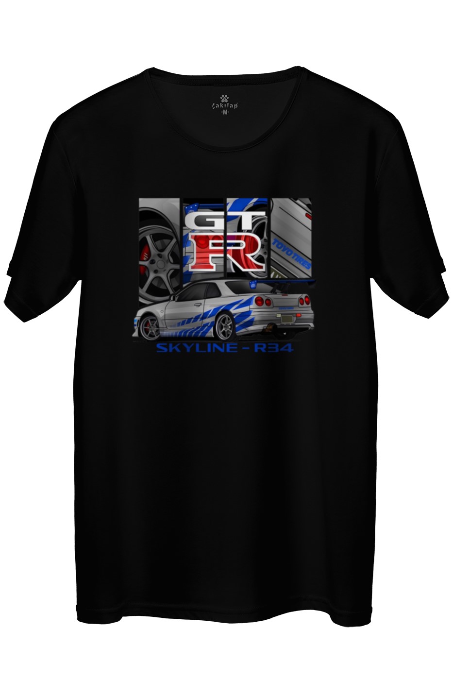 Nissan Gt-r34 Baskılı Regular Tişört