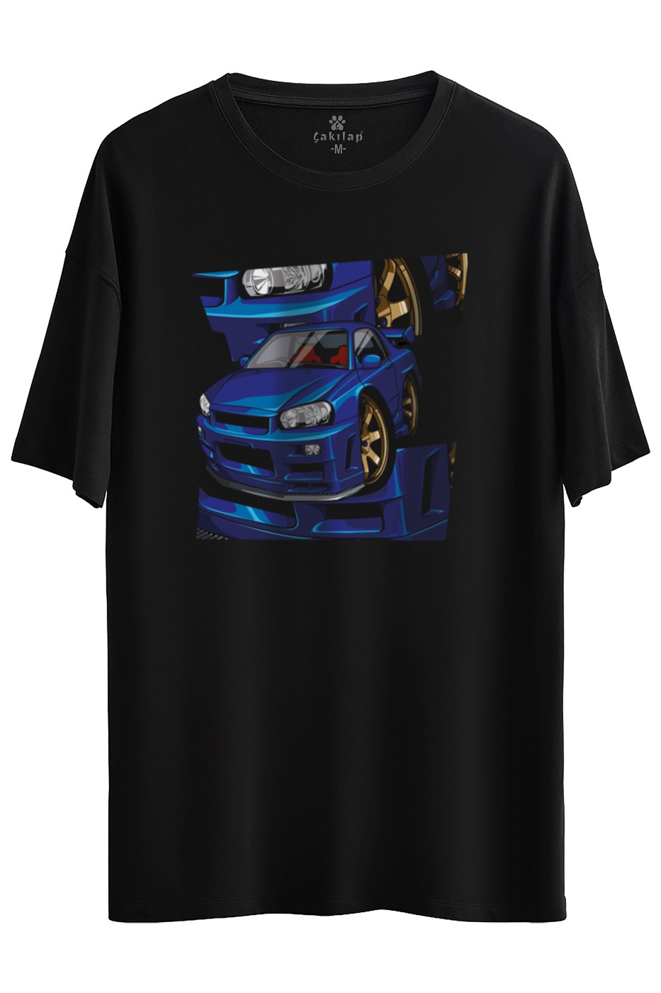 Nissan R34 Baskılı Oversize Tişört