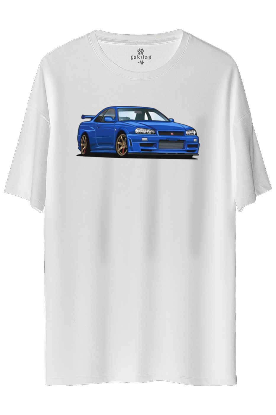 Nissan R34 Baskılı Oversize Tişört