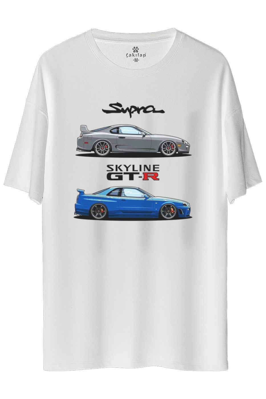 Nissan R34 Baskılı Oversize Tişört