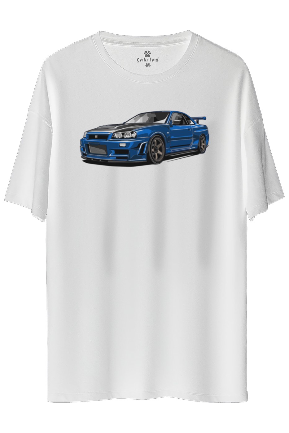 Nissan R34 Baskılı Oversize Tişört