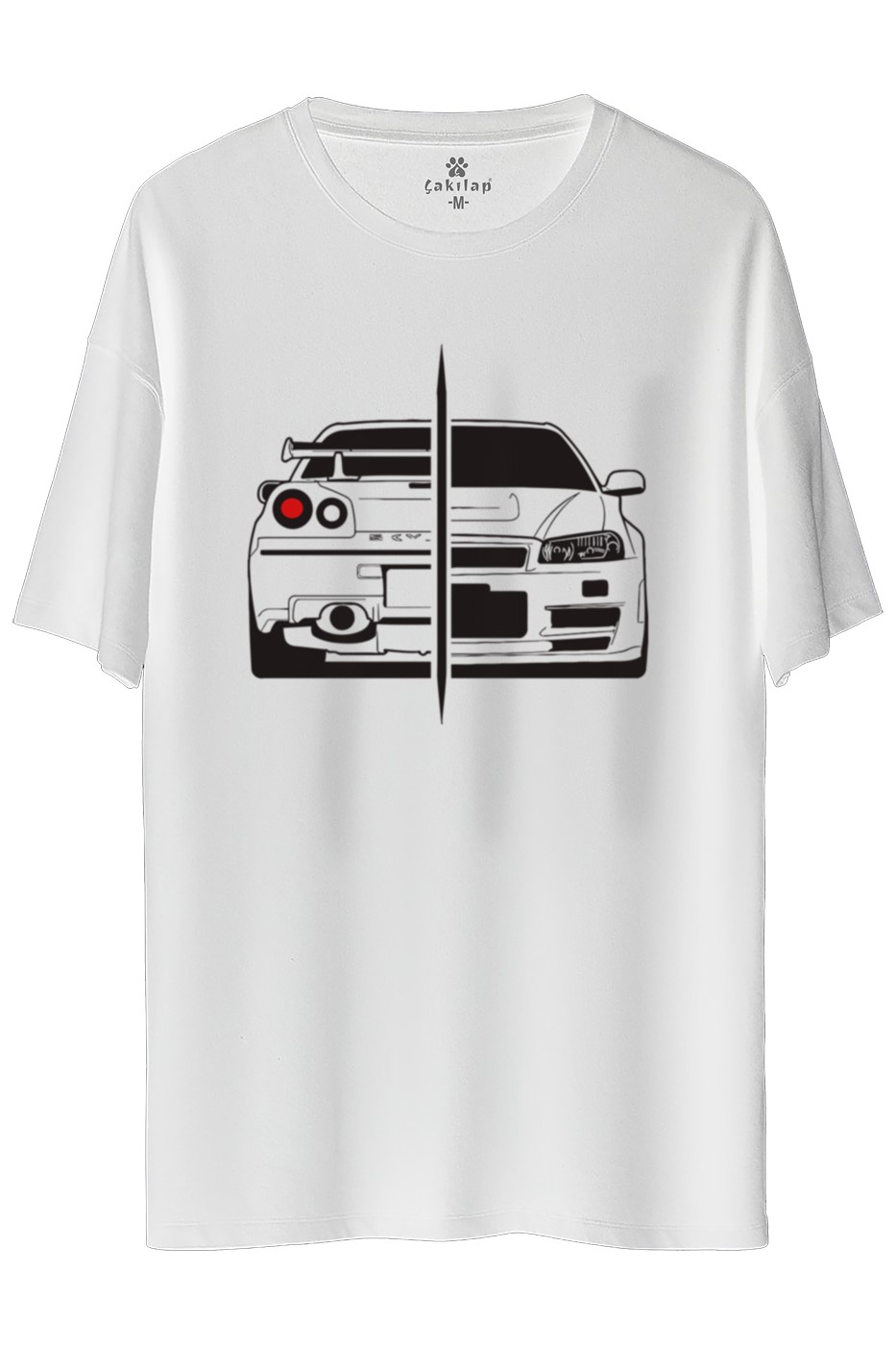 Nissan R34 Baskılı Oversize Tişört