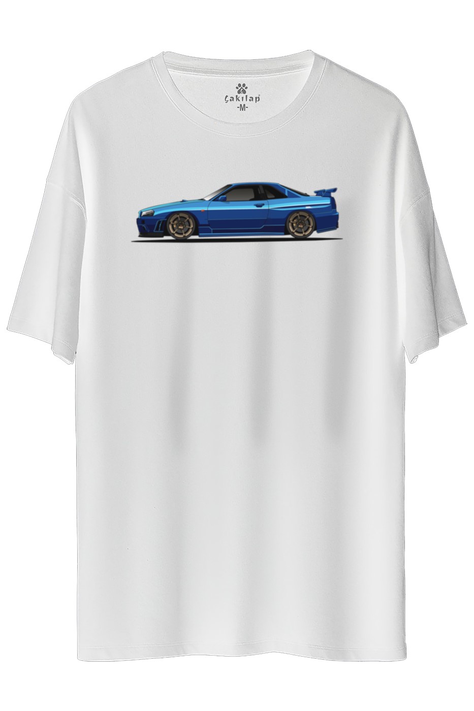 Nissan R34 Baskılı Oversize Tişört
