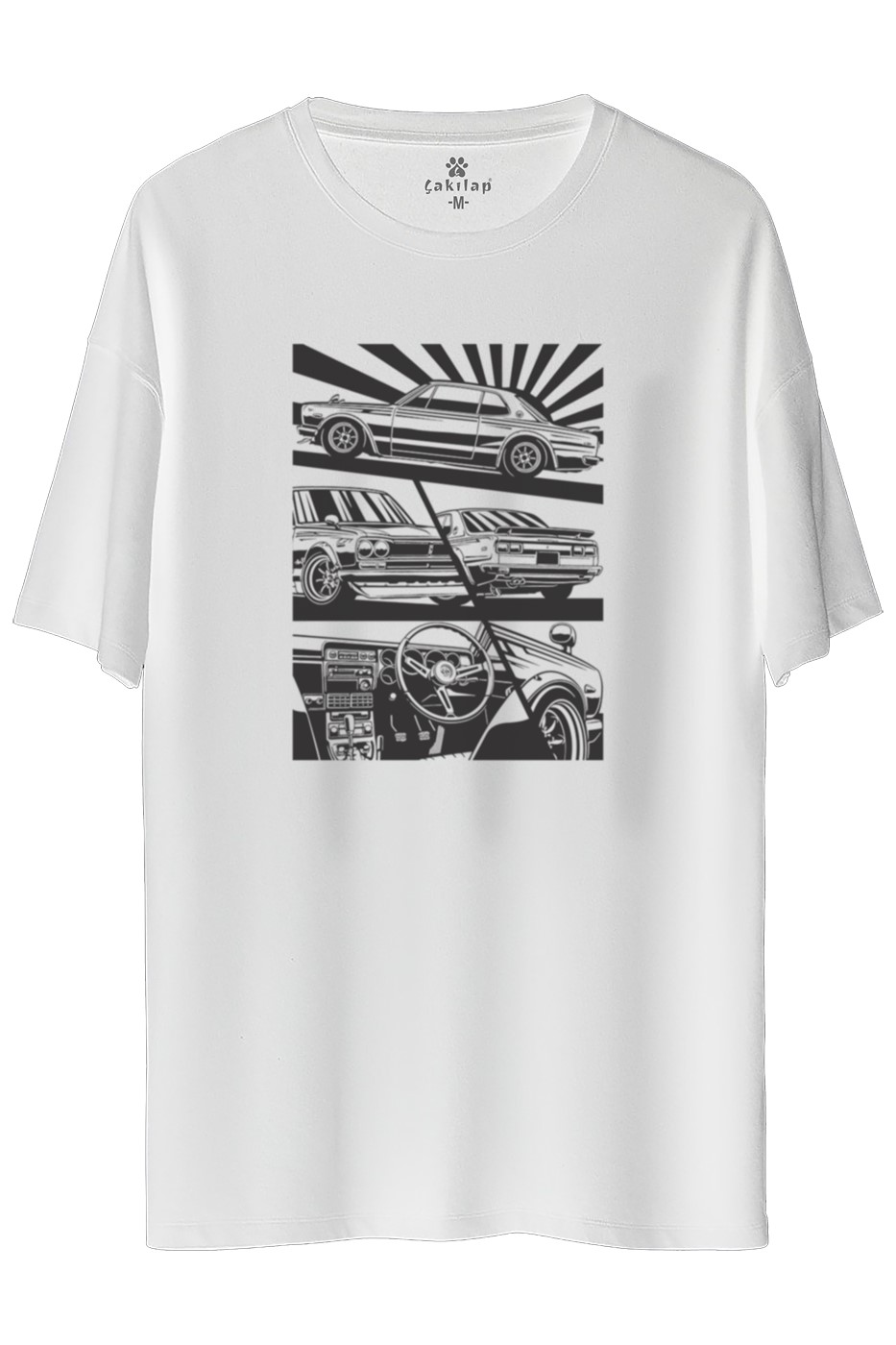 Nissan Jdm Baskılı Oversize Tişört
