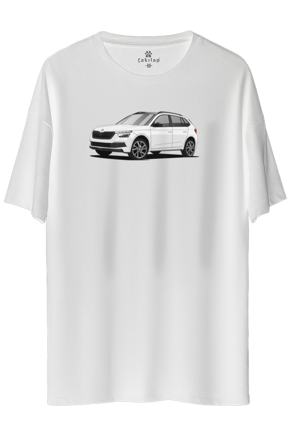 Skoda Kamiq Baskılı Oversize Tişört