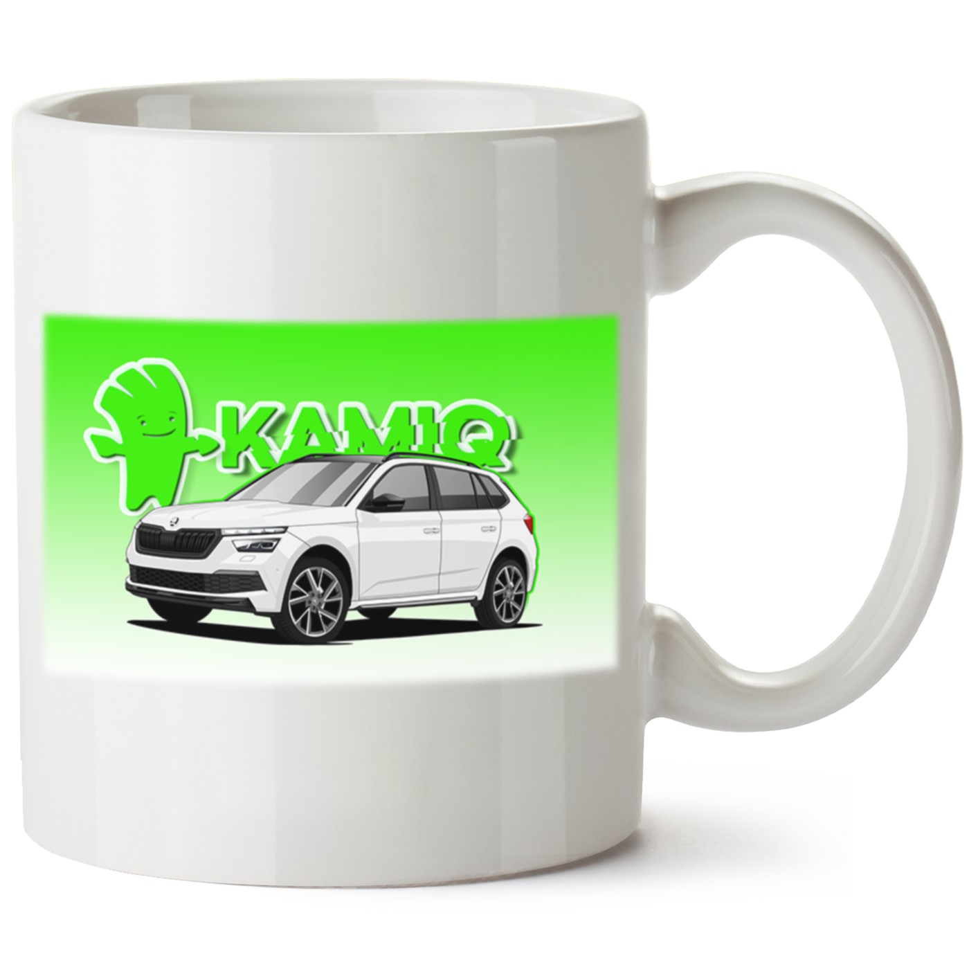 Skoda Kamiq Baskılı Porselen Kupa Bardak