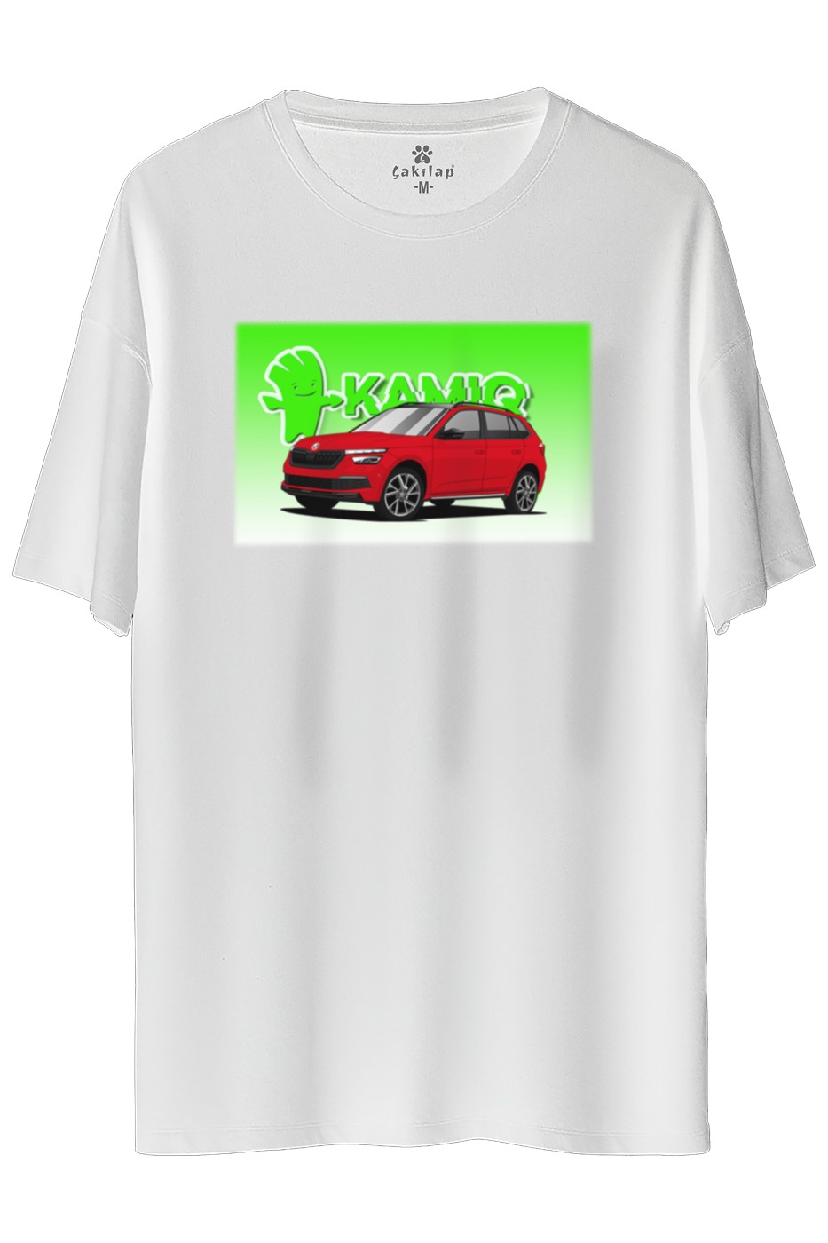 Skoda Kamiq Baskılı Oversize Tişört